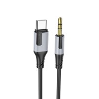  Audio kabelis Borofone BL19 USB-C to 3.5mm black 